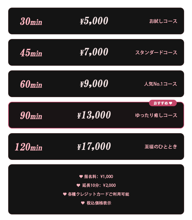 料金システム
